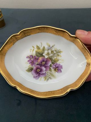 Set 3 Oggetti Porcellana Svuotatasche