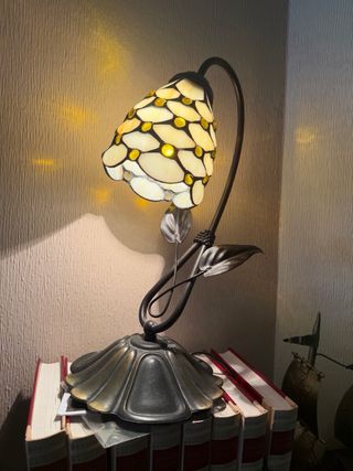 Lámpara Tiffany Cristal y Metal