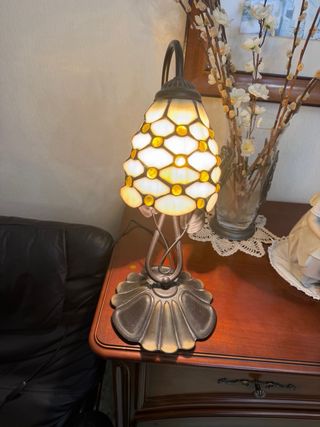 Lámpara Tiffany Cristal y Metal