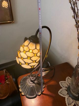 Lámpara Tiffany Cristal y Metal