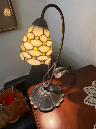 Lámpara Tiffany Cristal y Metal