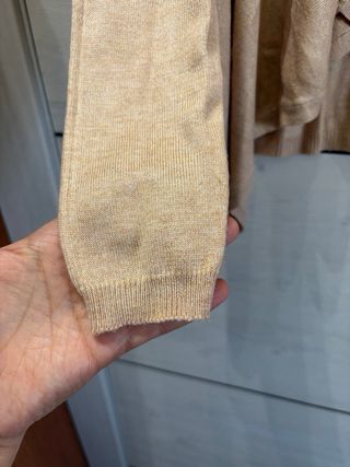 Chaqueta punto asimétrica Lefties Talla M