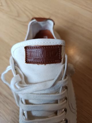 Zapatillas lona MiMao blancas