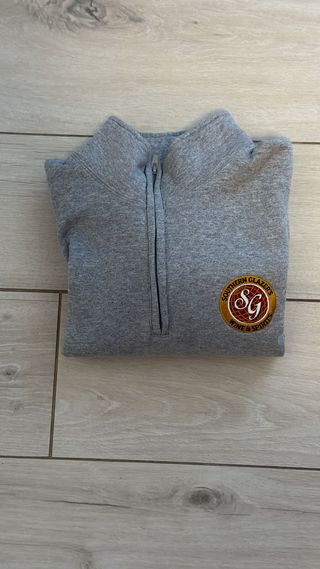 Felpa Champion Grigia Mezza Zip