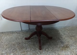 Mesa Comedor Redonda Extensible Madera