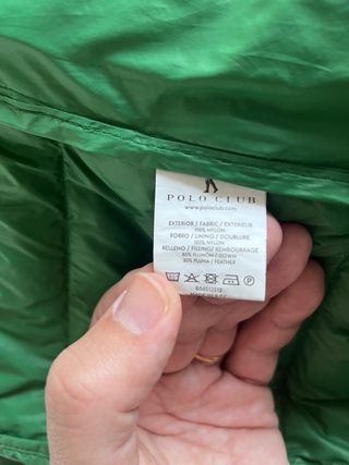 Chaqueta Ligera Polo Club Verde