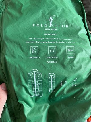 Chaqueta Ligera Polo Club Verde