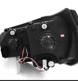 Faros Volkswagen T5 GP Tipo U LED Cromado