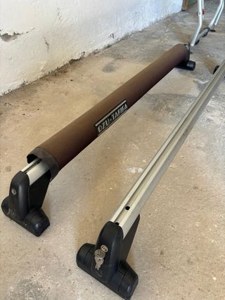 Barras de techo aluminio con cerradura