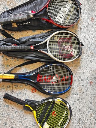 Raquetero HEAD con 4 raquetas y sus fundas