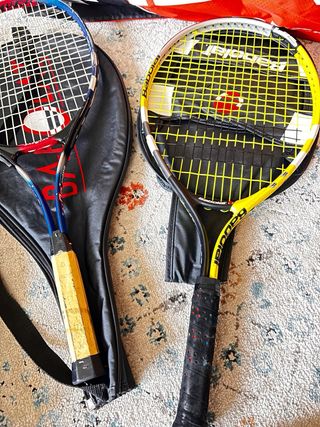 Raquetero HEAD con 4 raquetas y sus fundas