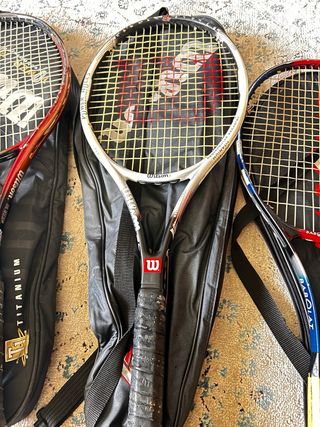 Raquetero HEAD con 4 raquetas y sus fundas