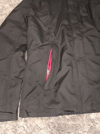 Cortavientos Quechua Negro y Multicolor