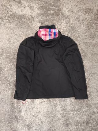 Cortavientos Quechua Negro y Multicolor