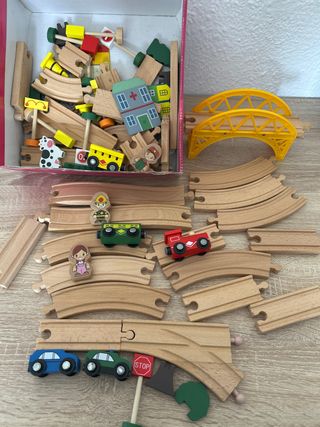 Circuito Tren Madera Juguete
