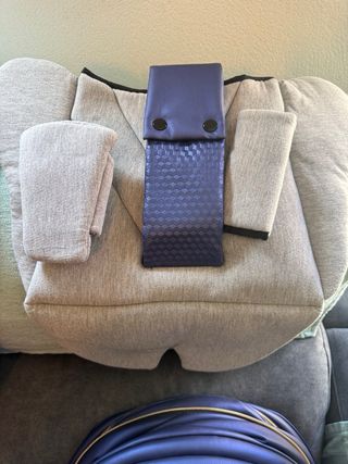 Carro de bebé azul marino