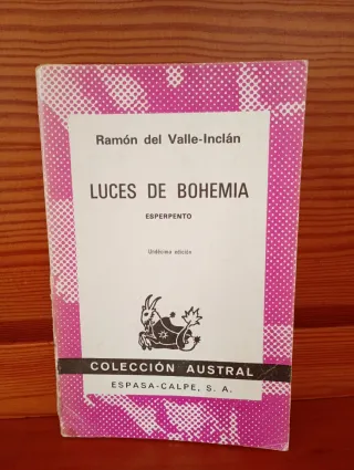 Luces de bohemia de Ramón del Valle-Inclán