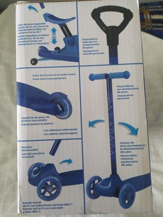 Patinete 4 en 1 Playtive Azul