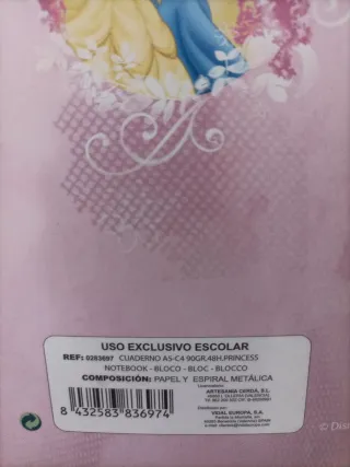 Cuadernos Disney Princesas y Minnie