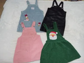 Lote Ropa Niña: Vestidos Peto 4-5 años