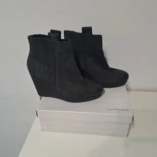 Botines Calvin Klein Jeans Negros Talla 40