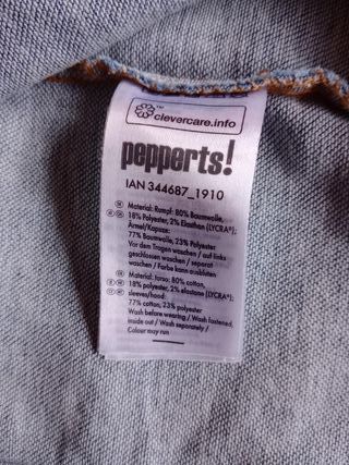 Cazadora vaquera con capucha 9-10 años