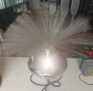 Lampada vintage acciaio anni 70