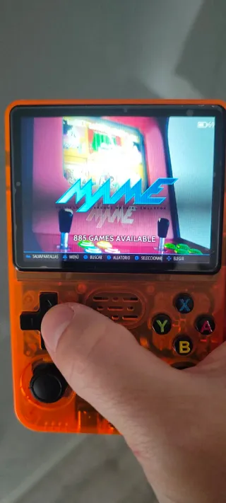 Consola Retro R36S Naranja