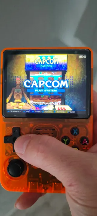 Consola Retro R36S Naranja