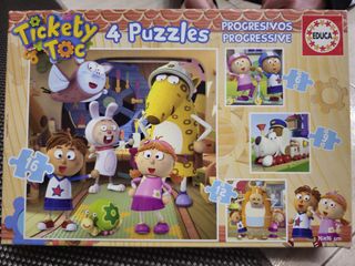 Puzzle Educa Tickety Toc 4 Puzzles