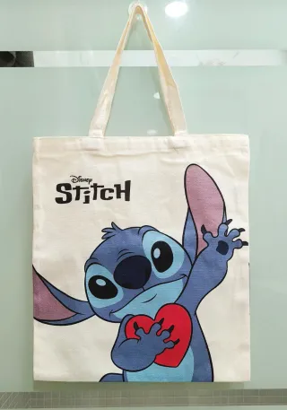 Bolsa de Lona Disney Stitch con Corazón