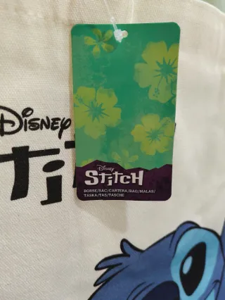 Bolsa de Lona Disney Stitch con Corazón
