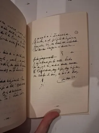 Correspondencia sobre la edición de "Pido la pa...