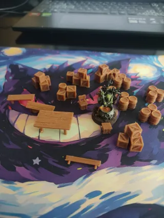 Muebles D&D para mesa de juego