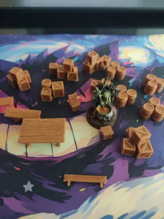 Muebles D&D para mesa de juego