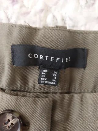 Pantalón Cortefiel Verde Oliva