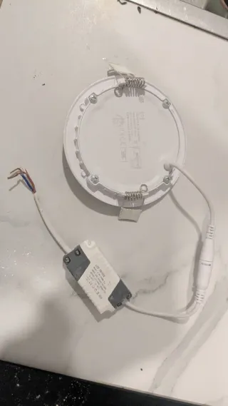 3 Luces LED Empotrables Redondas (4.6W, 6000K)