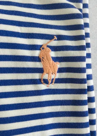 Polo Ralph Lauren Rayas Azul Blanco Talla M