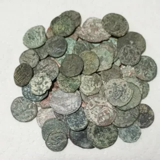 Lote +65 monedas romanas