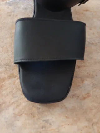 Sandalias negras plataforma talla 39