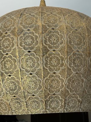 Lámpara colgante dorada