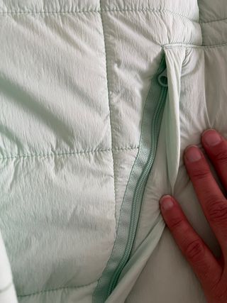 Chaqueta acolchada Rip Curl verde mujer