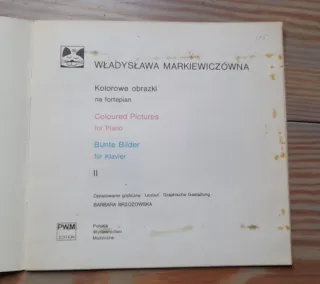 2 Libros Partituras Infantiles Wladyslawa Markiewi