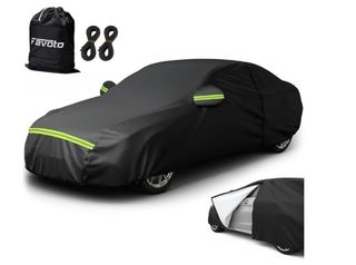 Favoto Cubierta Coche Impermeable Negra