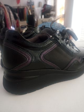 Zapatillas Pitillos Mujer Talla 37 Negras