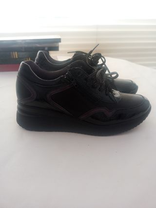 Zapatillas Pitillos Mujer Talla 37 Negras