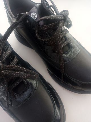 Zapatillas Pitillos Mujer Talla 37 Negras