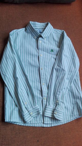 Camisa GOCCO Rayas Verdes Talla 8-10