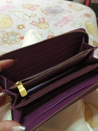 Monedero Louis Vuitton Charol Rojo