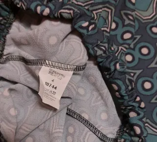 Pantaloni Palazzo Vintage Fantasia Geometrica